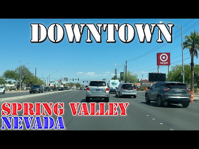 Spring Valley - Nevada - 4K Downtown Drive