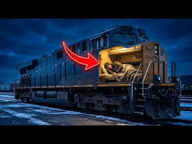 Why Do Train Crews Sleep in Locomotives Instead of Hotels?