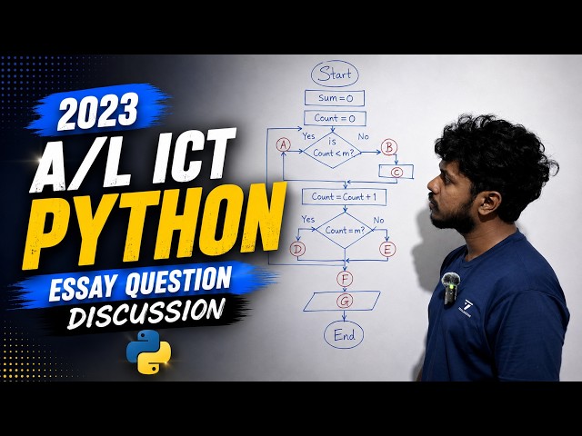 2023 ICT A/L Python | Past Paper Discussion | Sasindu MAPA