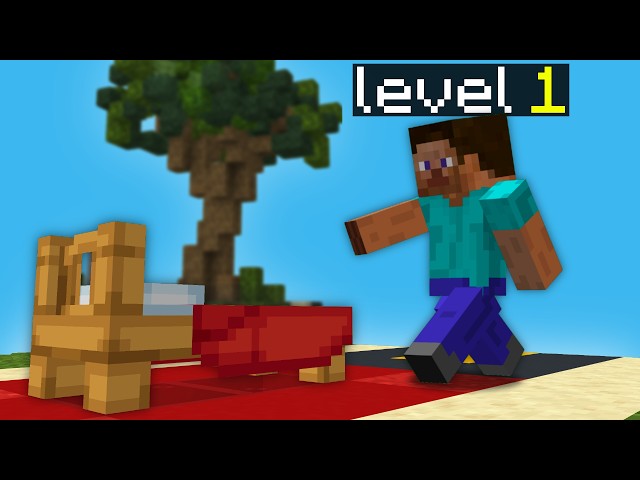 DEMOLISHING Bedwars On a Level 1 Account!