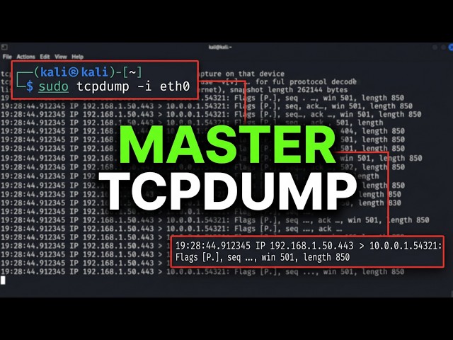 Capture Network Traffic Directly in Terminal (tcpdump) 📡
