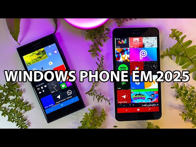 COMO ESTÃO OS NOKIA LUMIA EM 2025 ? | WINDOWS PHONE EM 2025 ?