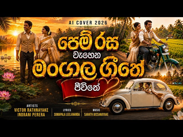 Pem Rasa Wahena | පෙම් රස වෑහෙන මංගල ගීතේ | New AI Version 2026 | Sinhala Classic AI Song Remix