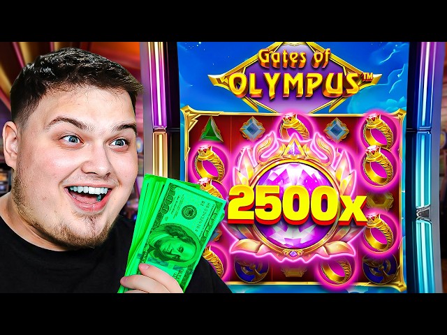 I ACTUALLY HIT THE 2,500X On GATES OF OLYMPUS!