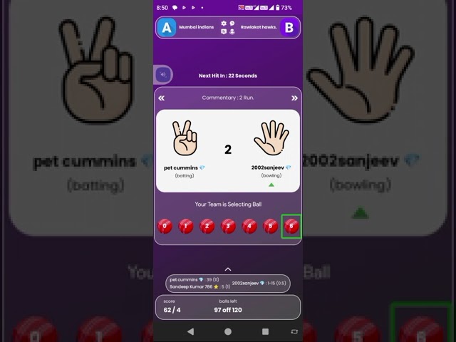 48th ,and  3rd quarter final match of hurricane League Mumbai Indians versus Rawalakot hawks