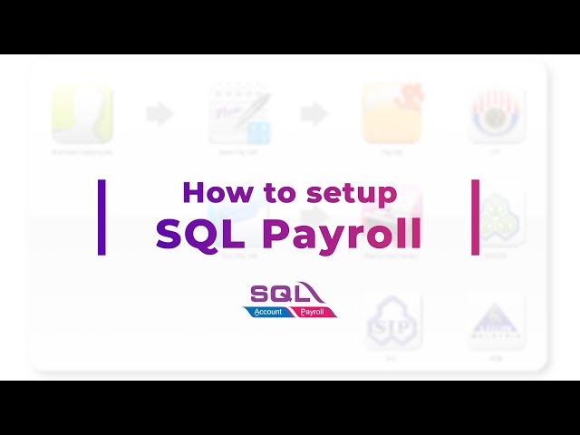 SQL Payroll - Installation guide