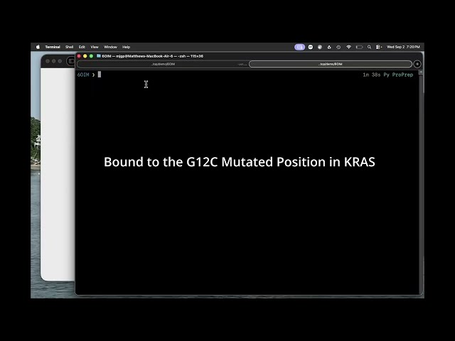 Preparing a Covalently-Inhibited  KRAS for MD with ProPrep (Part 2)