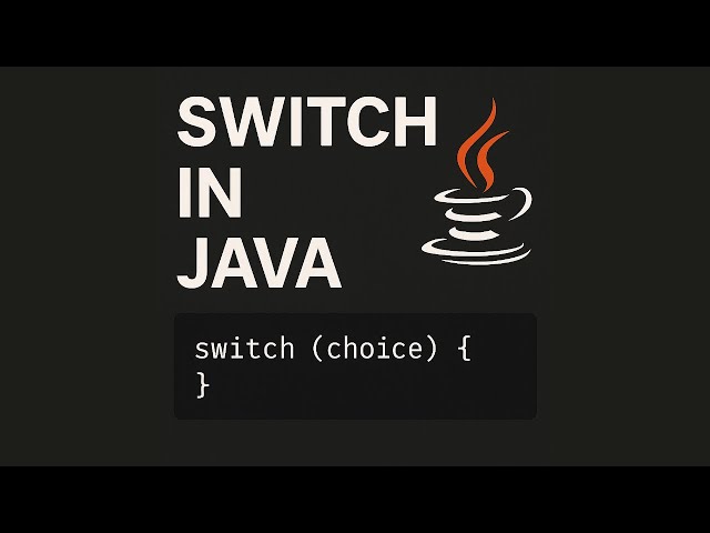 Switch statements in Java