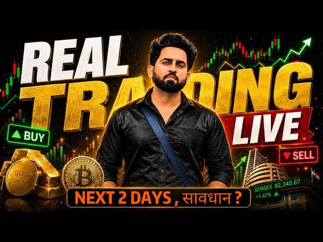 Nifty , Crypto & Gold Trading Analysis II 26th Aug II Super trader Lakshya Live