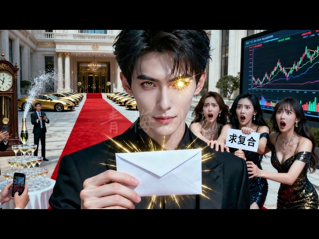 【全集FULL】我用预知未来抢走情敌所有气运 徐天野开跑车嘲讽我骑电瓶车，下一秒股市崩盘他破产！沈知意搂着我直播：“介绍一下，我未婚夫——股神。”