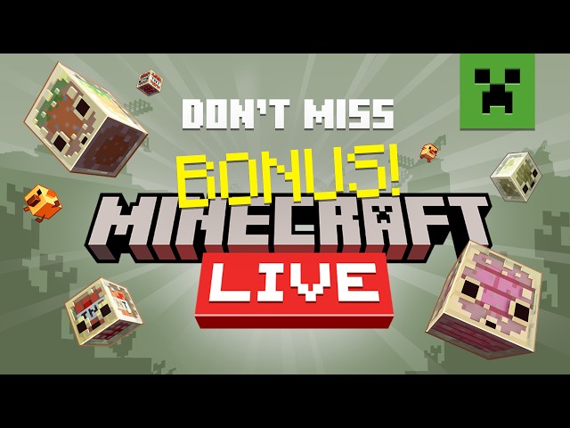 THERE'S A BONUS MINECRAFT LIVE?!