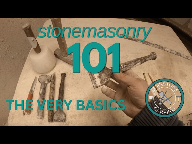 Day one being a STONEMASON. The first skill you need to learn. A FLAT SURFACE cut from a ROUGH BLOCK