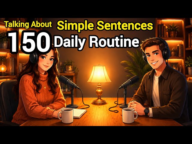 150 Daily Routine English Sentences for Speaking Practice' | English Conversation practice 