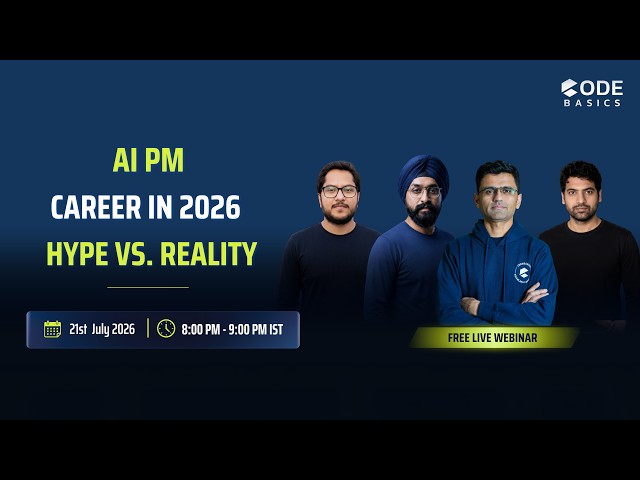 LIVE STREAM: AI PM Career in 2026 - Hype vs. Reality