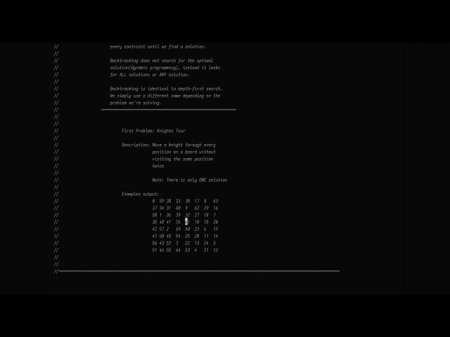 Backtracking explained (3 problems)