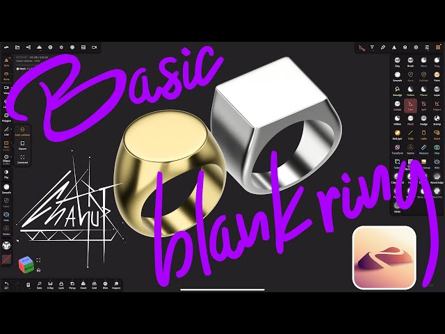 Basic Signet Rings in Nomad Sculpt | Jewelry Design Tutorial