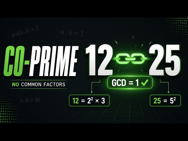 Coprime Numbers | Tamil