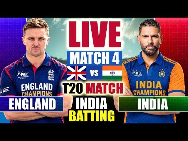 🔴 LIVE: England vs India Champions | AUDIO COMMENTARY | IND V ENG Champions Live