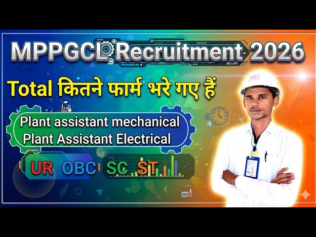 MPPGCL Me Total Kitne Form Bhare Gaye Hen | MPPGCL Recruitment 2026 | MPPGCL Exam 2026 