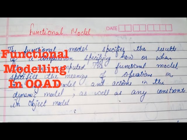 Functional Modelling -Rules for DFD