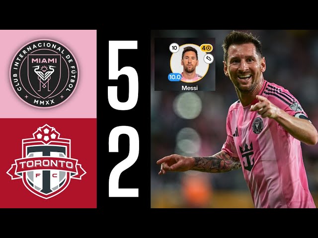 Messi Goes CRAZY! 🤯 INCREDIBLE Comeback! 🤯 4 Goal & 1 Assists | Inter Miami 5 Toronto 2 - MLS 2026