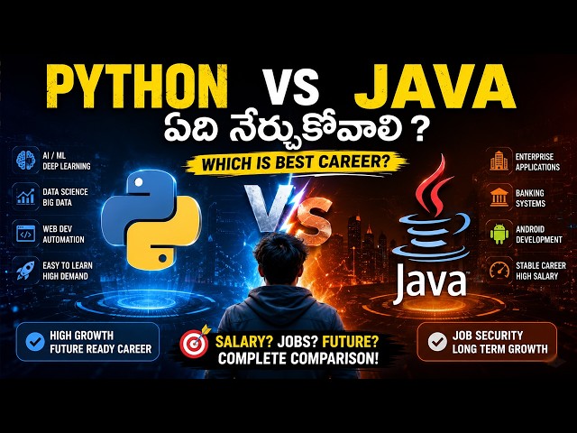 Java Developer vs Python Developer 2026 | which career is best? What’s New &Why It Matters | SumanTV