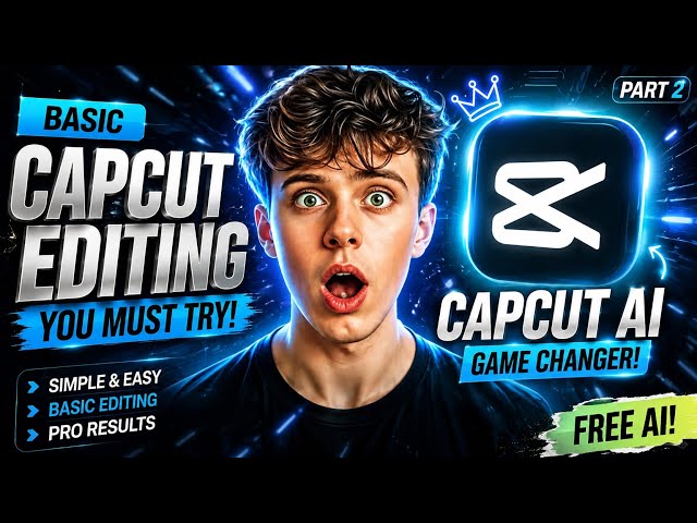 ✅Welcome to Basic CapCut Editing Part 1❤️
