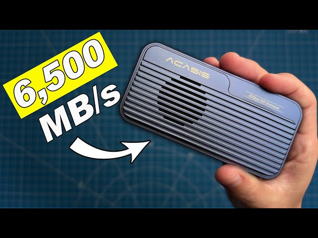 The Fastest SSD in the World! (ACASIS 80Gbps M.2 NVMe SSD Enclosure)