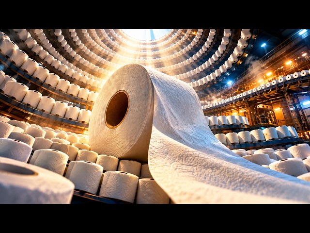 El Círculo Infinito del Papel Higiénico: Así Nunca se Detiene la Producción