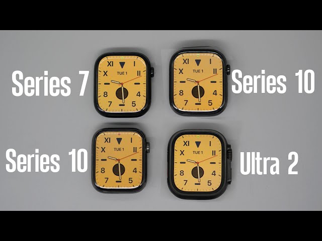 Apple Watch Series 10 vs 7/8/9 vs Ultra: ¡Negro azabache vs titanio vs acero!