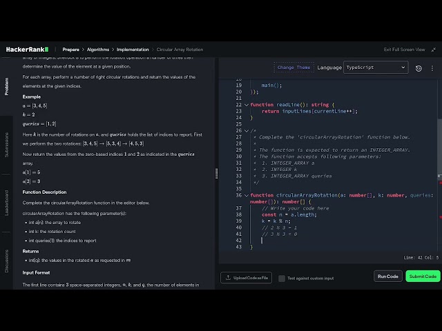 [36] HackerRank: Circular Array Rotation | Step-by-Step Solution