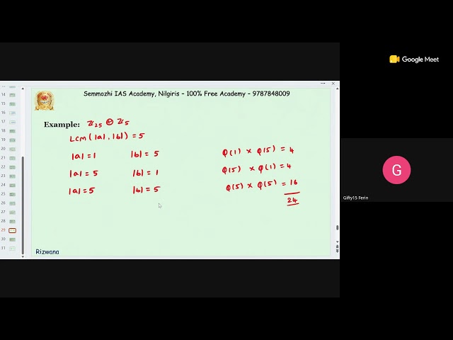 Modern Algebra | Class 6 | CSIR NET | TNSET | MATHS | Semmozhi IAS Academy
