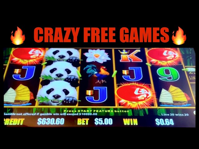 🔥 CRAZY FREE GAMES 🔥 PANDA MAGIC DRAGON LINK SLOT MACHINE 🎰