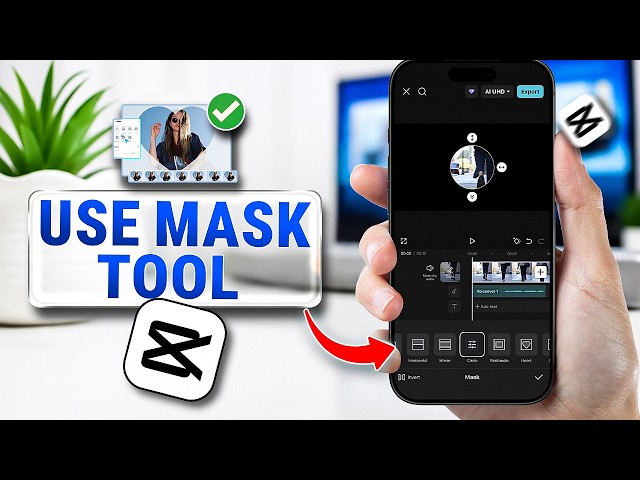 How to Use Mask Tool in CapCut app on iPhone