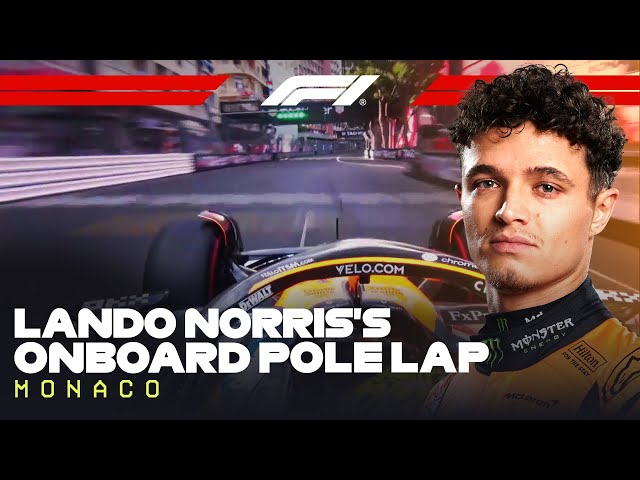 MONACO LAP RECORD! Lando Norris' Pole Lap | 2025 Monaco Grand Prix | Pirelli