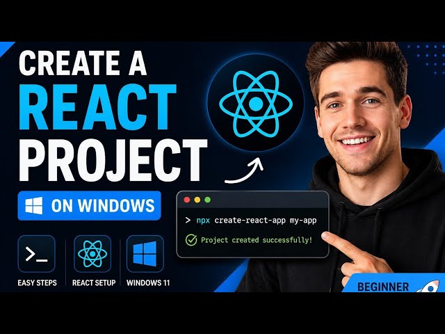 how to install react on windows