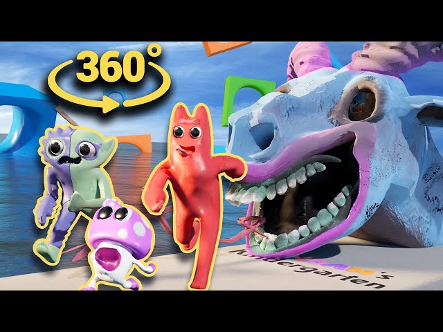 360° VR Garten of Banban 0 - BOSS RAMAMBA CHASE YOU