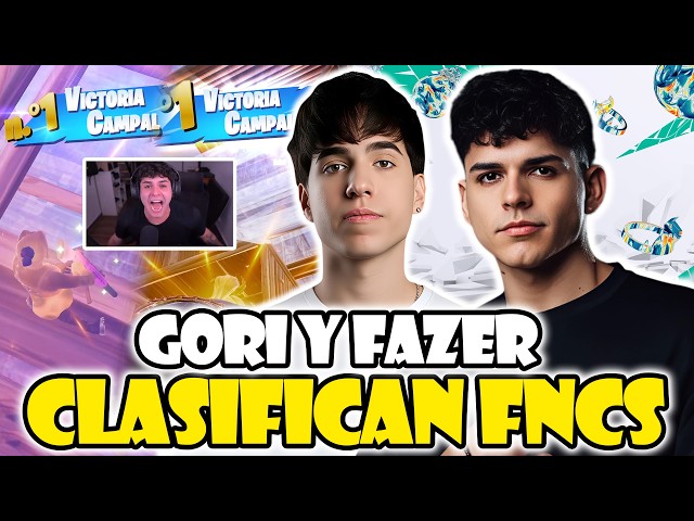 ¡GORILON Y FAZER LOGRAN CLASIFICAR!🏆(SPLITEAN A KING POR GORI) FNCS DIVISION 3