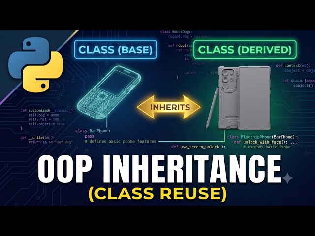 Inheritance in Python Explained: Single & Multiple Inheritance | @PythonWithHarsh