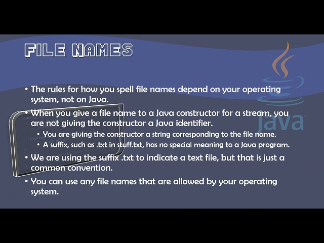 4.2 Writing to a Text File