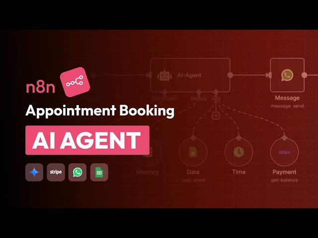 Build Your First AI Agent with WhatsApp & n8n | Doctor Appointment Booking using n8n AI Agent