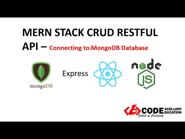 MERN STACK (MongoDb, Express, React, Nodejs) CRUD Backend - Connecting to MongoDb Database.