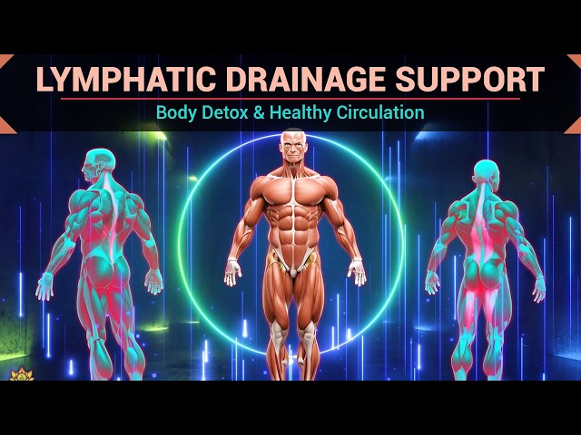 LYMPHATIC DRAINAGE SUPPORT | Activate Your Lymphatic System | Body Detox & Healthy Circulation
