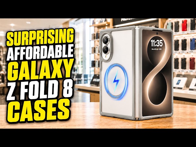 These Affordable Galaxy Z Fold 8 Cases Might Surprise You🔥 – Top 5 Cases Tested!