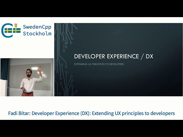 Fadi Bitar: Developer Experience (DX): Extending UX principles to developers
