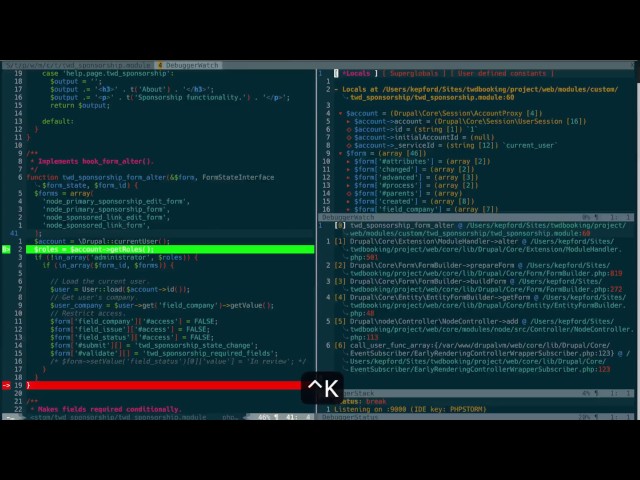 How to Debug Drupal and PHP Apps in Vim with Vdebug
