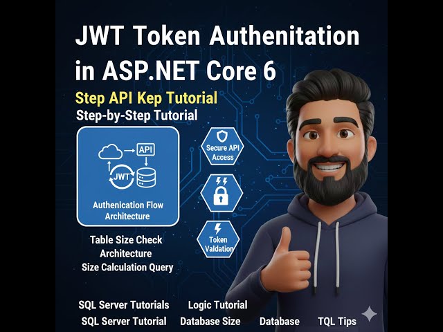 JWT Token Authentication in ASP.NET Core 6 | Step-by-Step Tutorial