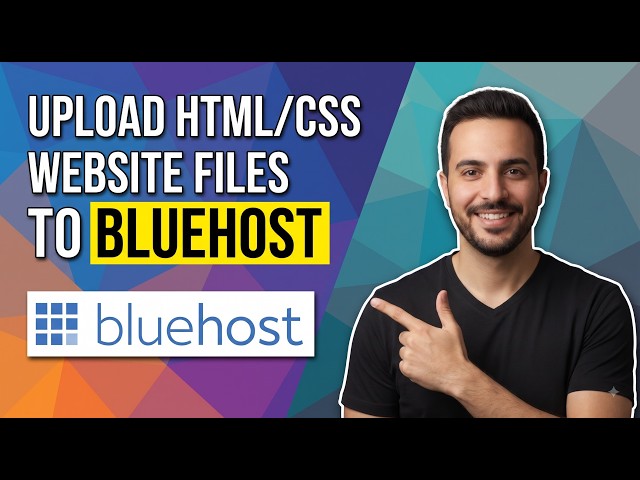 How To Upload Html/Css Website Files To Bluehost Without Filezilla Or Wordpress (Easy Guide)
