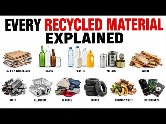 Nothing Really Goes to Waste? | Every Recycled Material Explained