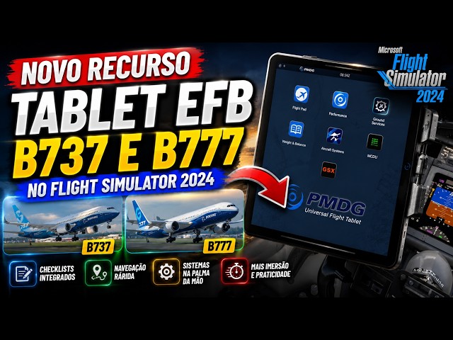 NEW MOD for B737 and B777 EFB for Flight Simulator 2024!